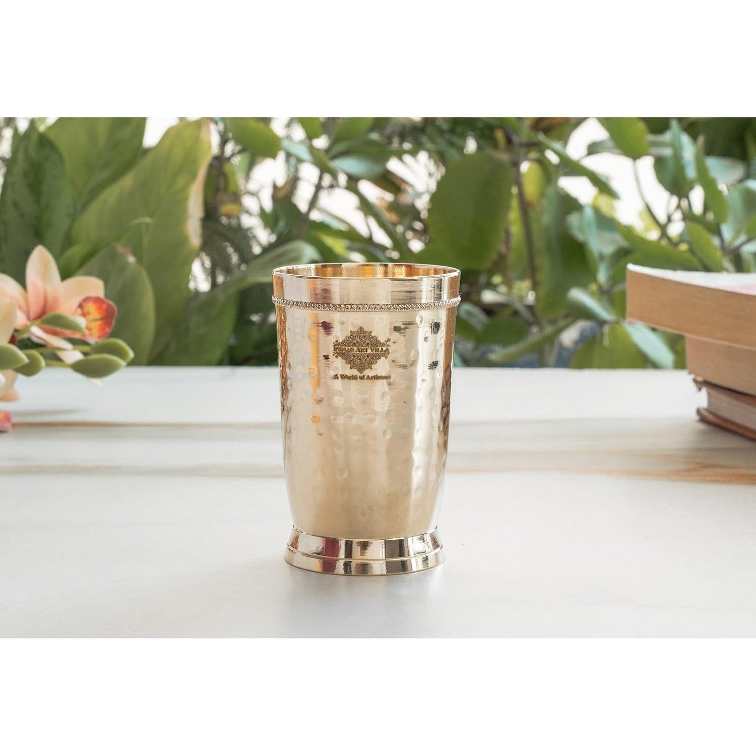 Стакан из чистой латуни с чеканным бисерным дизайном, для питья, подачи воды, йоги и аюрведы, объем-270 мл, 1 штука
Стакан из чистой латуни с чеканным бисерным дизайном, для питья, подачи воды, йоги и аюрведы, объем-270 мл, 1 штука