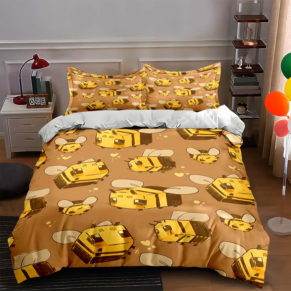 Bee-themed vehicles. Bedding Duvet cover sets Duvet covers Pillowcases gifts (1 * Duvet Cover 2 * Pillowcases, without duvet insert) 135x200cm
Bee-themed vehicles. Bedding Duvet cover sets Duvet covers Pillowcases gifts (1 * Duvet Cover 2 * Pillowcases, without duvet insert) 135x200cm