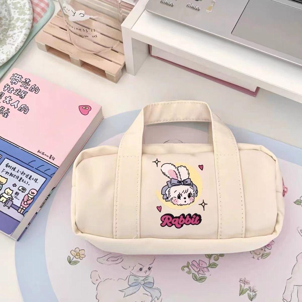 Storage Rabbit Canvas Pencil Bag Handbags Pencil Case Portable Stationery Bag Teens Girls Boys
Storage Rabbit Canvas Pencil Bag Handbags Pencil Case Portable Stationery Bag Teens Girls Boys