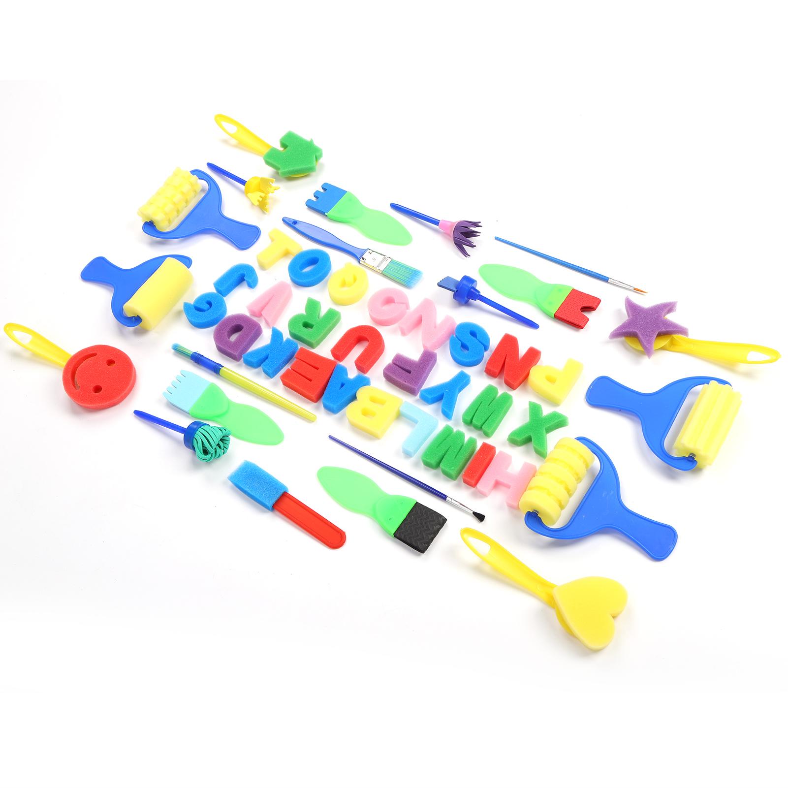 DIY Kids Art Craft Painting Drawing Sponge Brush 26 English Letters Sponge Brushes Set
DIY Kids Art Craft Painting Drawing Sponge Brush 26 English Letters Sponge Brushes Set