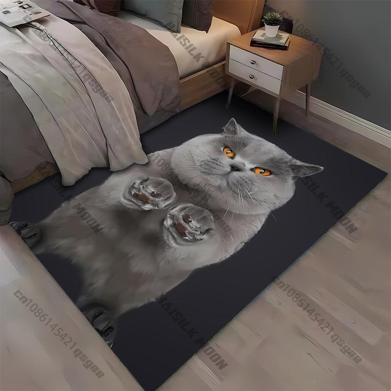 1PC Cute and Handsome Gray Cat Pattern Rugs Living Room Bedroom Carpet Bedside Bathroom Floor Mat Kids Room Non-slip Mat Decor 40x60cm
1PC Cute and Handsome Gray Cat Pattern Rugs Living Room Bedroom Carpet Bedside Bathroom Floor Mat Kids Room Non-slip Mat Decor 40x60cm