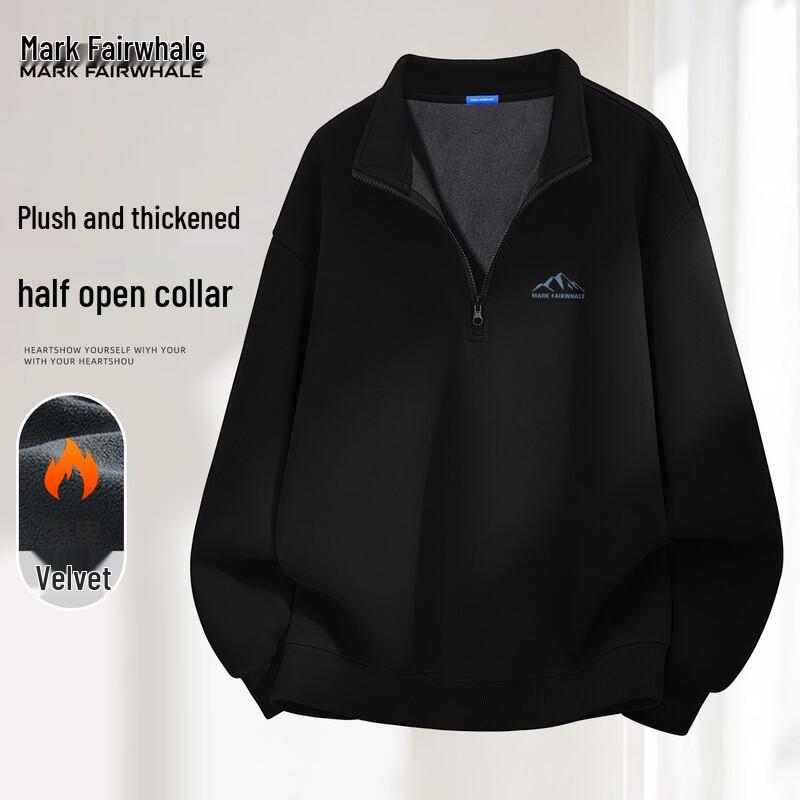 Mark Fairwhale Men s Fleece-Lined Half-Zip Sweatshirt L
Mark Fairwhale Men s Fleece-Lined Half-Zip Sweatshirt L