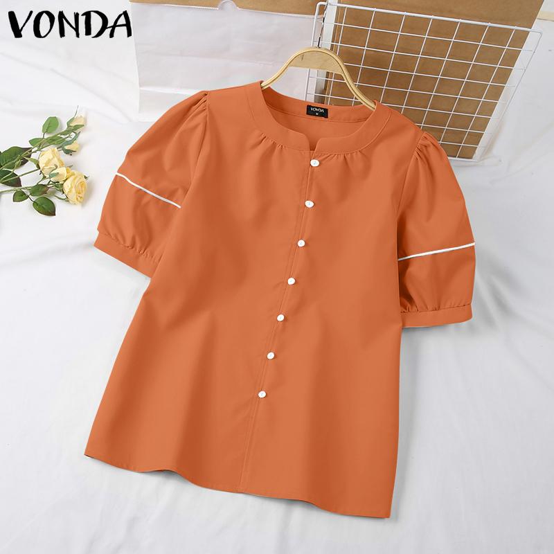VONDA женская летняя свободная блузка с круглым вырезом и коротким рукавом на пуговицах 4XL хаки
VONDA женская летняя свободная блузка с круглым вырезом и коротким рукавом на пуговицах 4XL хаки