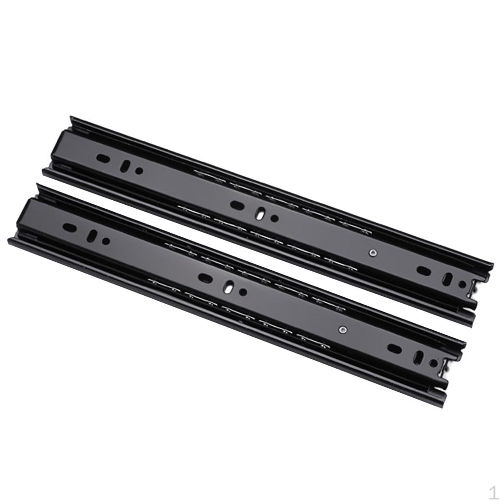 250-500mm Heavy Runners Ball Bearing Drawer Slides Rail 30cm Black
250-500mm Heavy Runners Ball Bearing Drawer Slides Rail 30cm Black