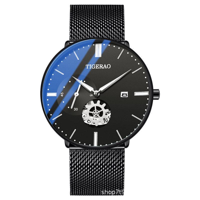 Автоматические мужские светящиеся водонепроницаемые часы-календарь - Ультратонкий трендовый стиль 071 Black Leather Blue Face
Автоматические мужские светящиеся водонепроницаемые часы-календарь - Ультратонкий трендовый стиль 071 Black Leather Blue Face