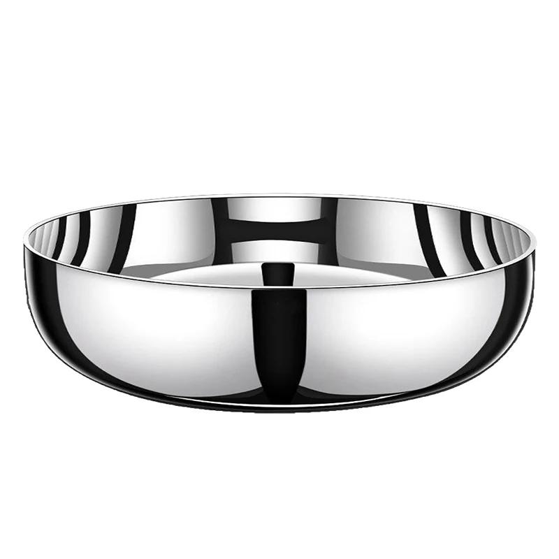 Extra Thick Stainless Steel Bowl Household Large Capacity Baking Bowl Suitable for Mixing Dough Stirring Salads Multi-purposed срібний
Extra Thick Stainless Steel Bowl Household Large Capacity Baking Bowl Suitable for Mixing Dough Stirring Salads Multi-purposed срібний