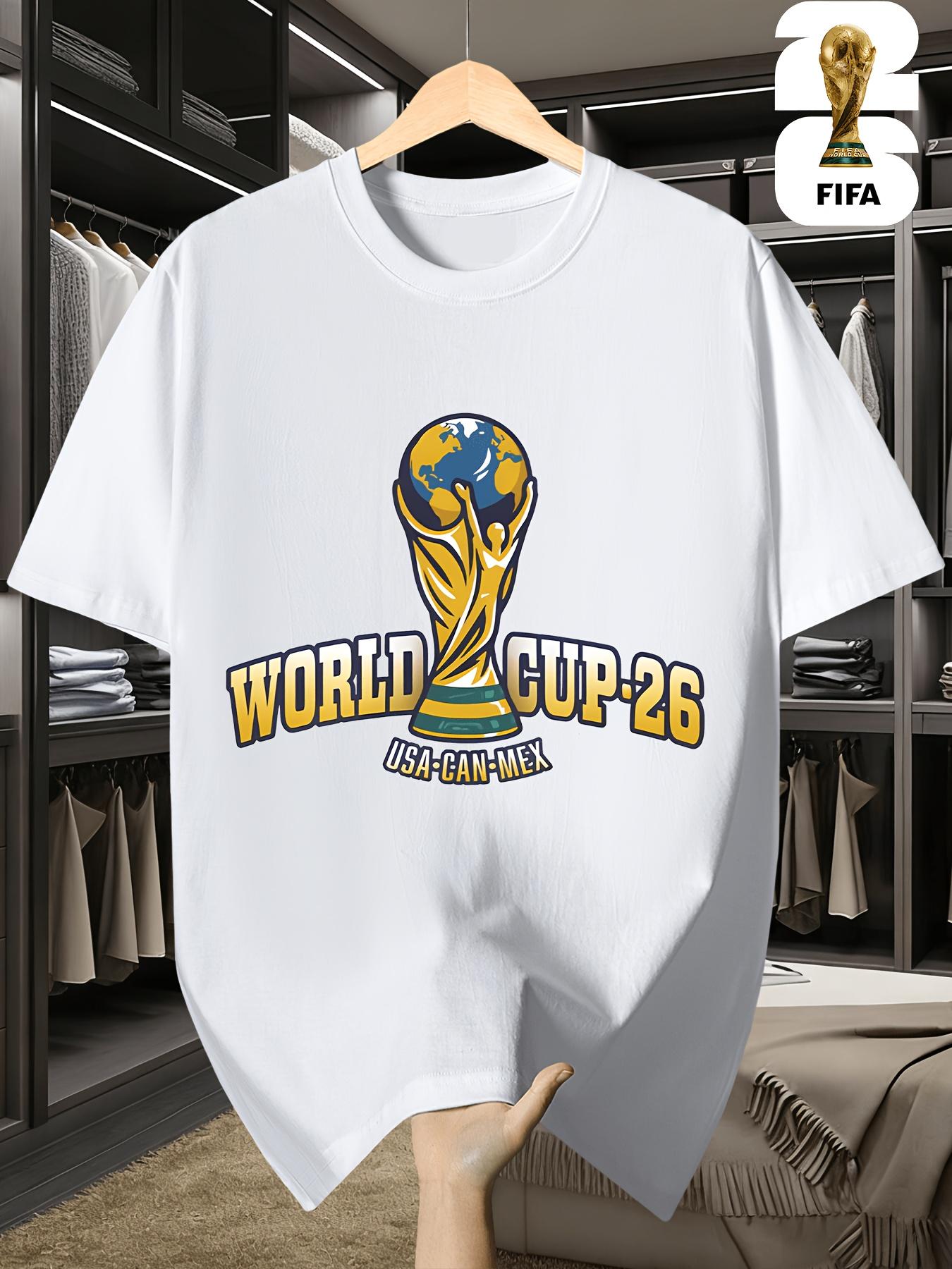 2026 USA-Canadian Cup, FIFA Football Print Men s Short-sleeved T-shirt, a Fashionable and Trendy Item for Football Fans, Outdoor Fashion Apparel XXL білий
2026 USA-Canadian Cup, FIFA Football Print Men s Short-sleeved T-shirt, a Fashionable and Trendy Item for Football Fans, Outdoor Fashion Apparel XXL білий