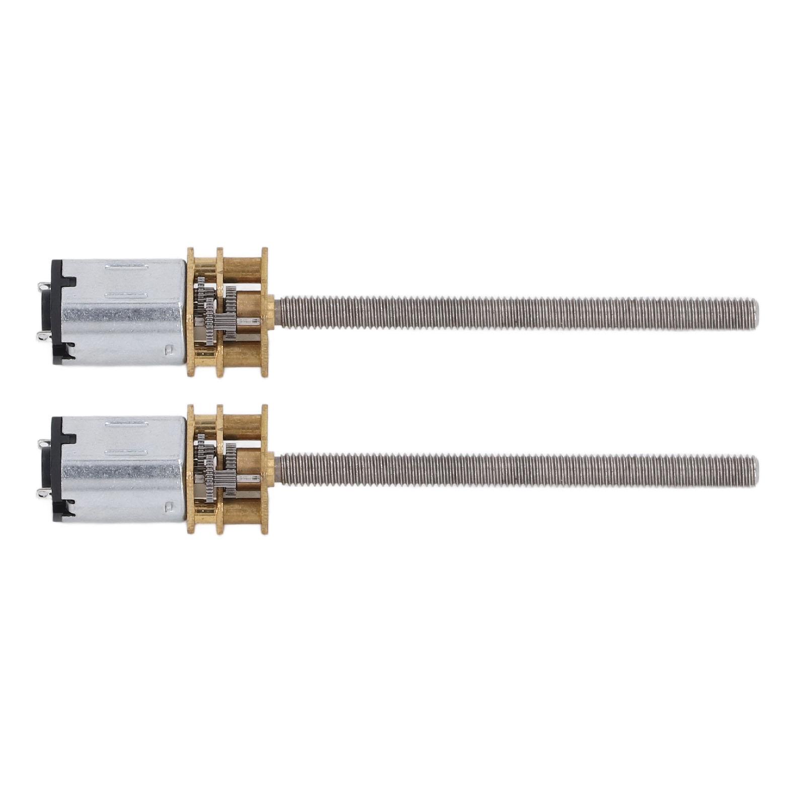 2Pcs DC Geared Motor Copper 30RPM Impact Resistance Low Noise Reduction Motor DC6V M4x55mm
2Pcs DC Geared Motor Copper 30RPM Impact Resistance Low Noise Reduction Motor DC6V M4x55mm