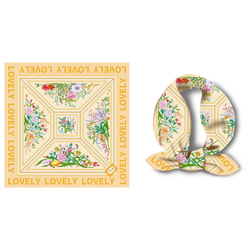 Принтованный твиловый квадратный шарф Женский шарф Летний тонкий стиль Шаль Свежий и милый Сумка, обернутая лентой 53*53
Принтованный твиловый квадратный шарф Женский шарф Летний тонкий стиль Шаль Свежий и милый Сумка, обернутая лентой 53*53