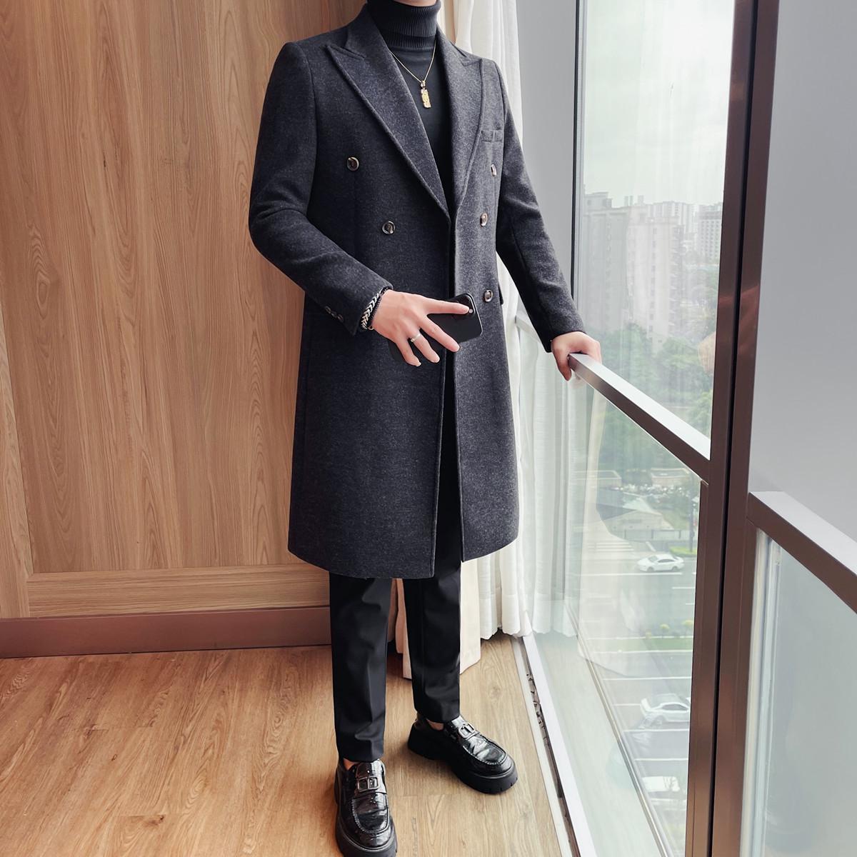 Men s Premium Wool Double-Breasted Trench Coat - Long, Casual Business Jacket for Autumn/Winter 3XL чорний
Men s Premium Wool Double-Breasted Trench Coat - Long, Casual Business Jacket for Autumn/Winter 3XL чорний