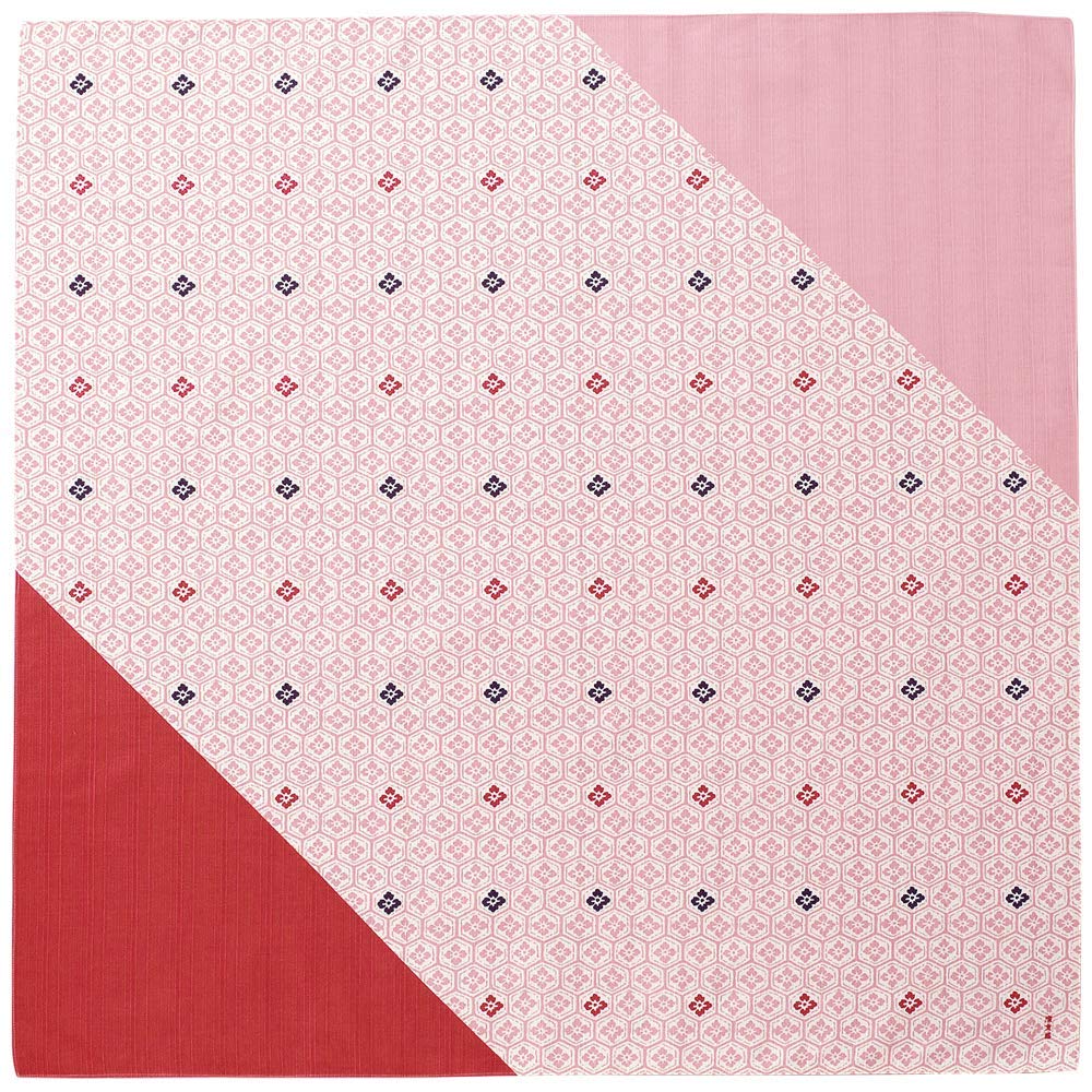 Hama pattern Large cloth Tortoise shell with flower diamonds Pink (furoshiki 90cm)
Hama pattern Large cloth Tortoise shell with flower diamonds Pink (furoshiki 90cm)