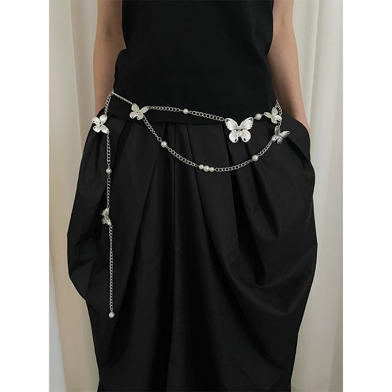 Bohemian Ethnic Style Pearl Butterfly Waist Chain Women S Multi-Layer Design Belt Dress Accessories Tide срібний
Bohemian Ethnic Style Pearl Butterfly Waist Chain Women S Multi-Layer Design Belt Dress Accessories Tide срібний