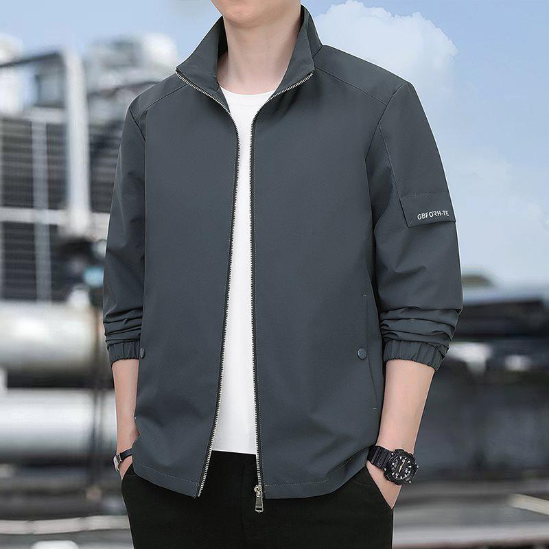 Autumn Stand-up Collar Men s Casual Jacket - Middle-aged & Elderly Style for Spring/Autumn 3XL темно-сірий
Autumn Stand-up Collar Men s Casual Jacket - Middle-aged & Elderly Style for Spring/Autumn 3XL темно-сірий
