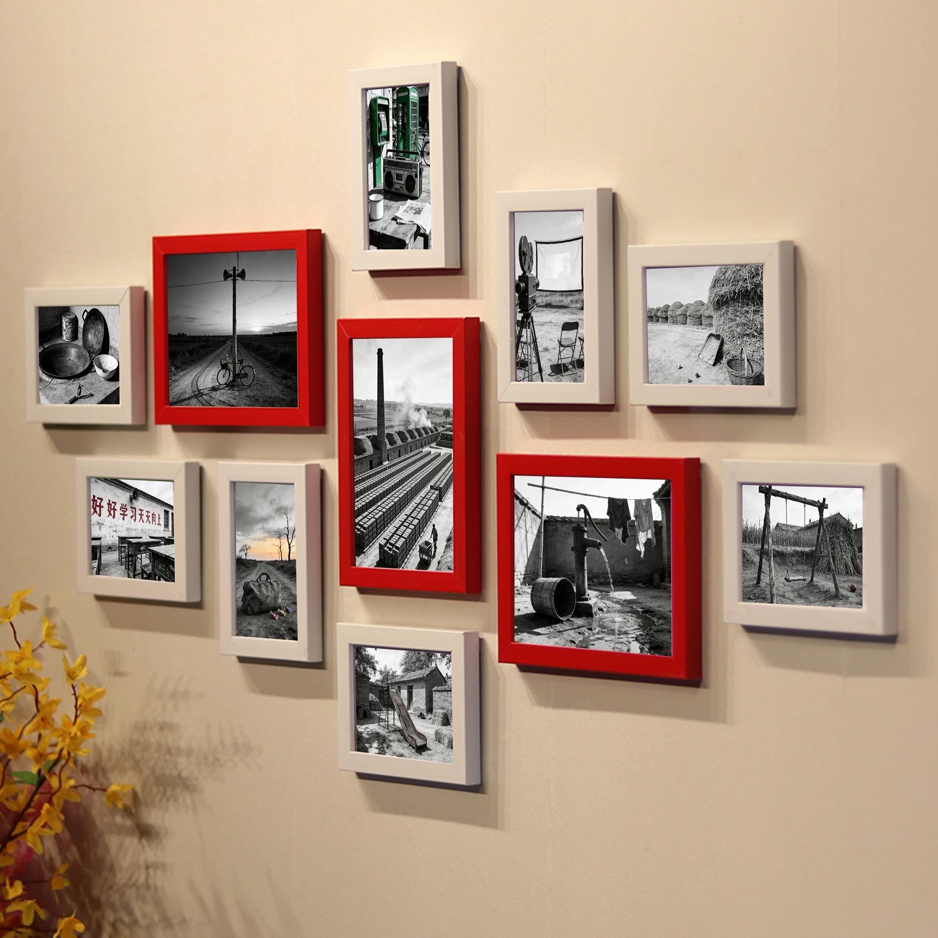 8090 Rural Retro Black & White Wall Paintings for Restaurant & Homestay Decor - Photo Frame Combination 3 x 7-inch + 8 x 5-inch + Core AN207
8090 Rural Retro Black & White Wall Paintings for Restaurant & Homestay Decor - Photo Frame Combination 3 x 7-inch + 8 x 5-inch + Core AN207
