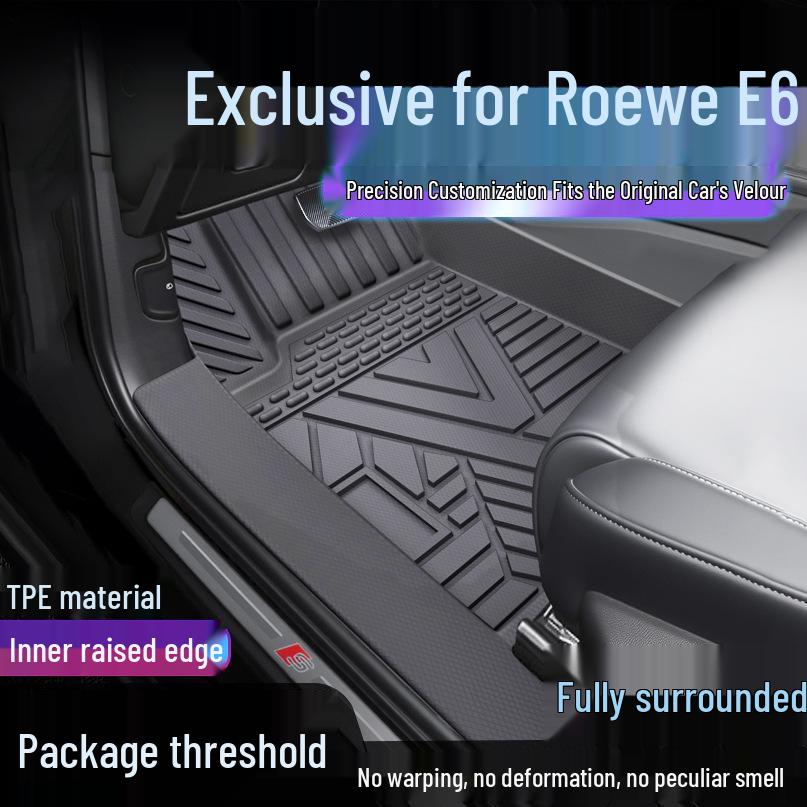 Roewe E6 TPE Waterproof Floor Mats & Door Sill Covers - Full Surround, Anti-dirty Carpet Protection Single-layer Upgrade
Roewe E6 TPE Waterproof Floor Mats & Door Sill Covers - Full Surround, Anti-dirty Carpet Protection Single-layer Upgrade
