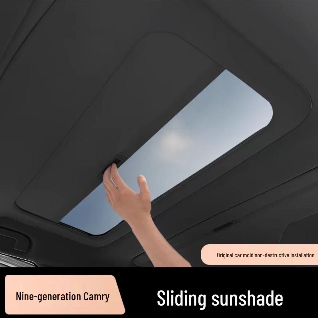 Ninth Gen Camry Panoramic Sunroof Roller Sunshade - Heat Insulation & Light Blocking, Easy Install чёрный
Ninth Gen Camry Panoramic Sunroof Roller Sunshade - Heat Insulation & Light Blocking, Easy Install чёрный