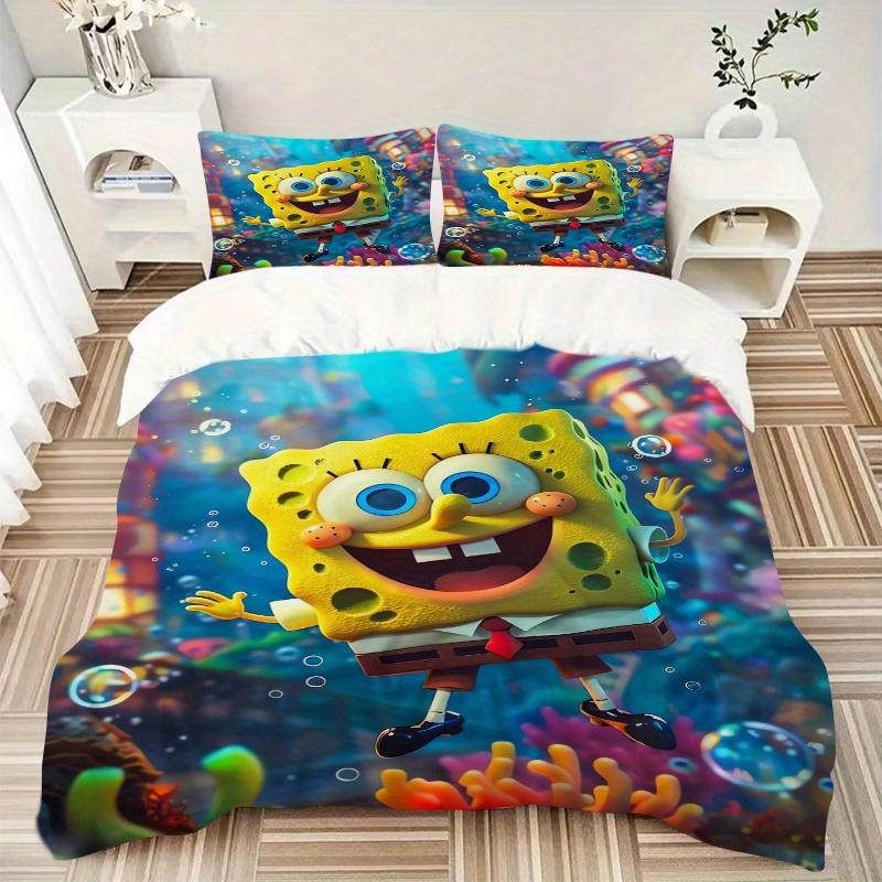 3pcs Undersea SpongeBob SquarePants Quilt Set - Soft and Comfortable Bedroom, Guest Room and Dorm Decor Bedding Set 1 Quilt Cover + 2 Pillow 250x220cm
3pcs Undersea SpongeBob SquarePants Quilt Set - Soft and Comfortable Bedroom, Guest Room and Dorm Decor Bedding Set 1 Quilt Cover + 2 Pillow 250x220cm