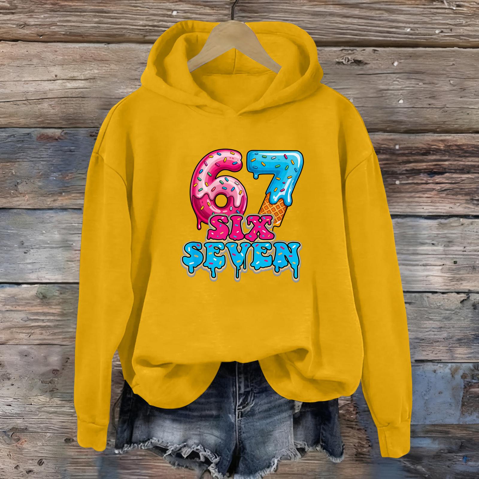 Women s Fashion Daily Versatile Casual Sweatshirts Long Sleeve Hooded Top Sweatshirts XL жовтий
Women s Fashion Daily Versatile Casual Sweatshirts Long Sleeve Hooded Top Sweatshirts XL жовтий