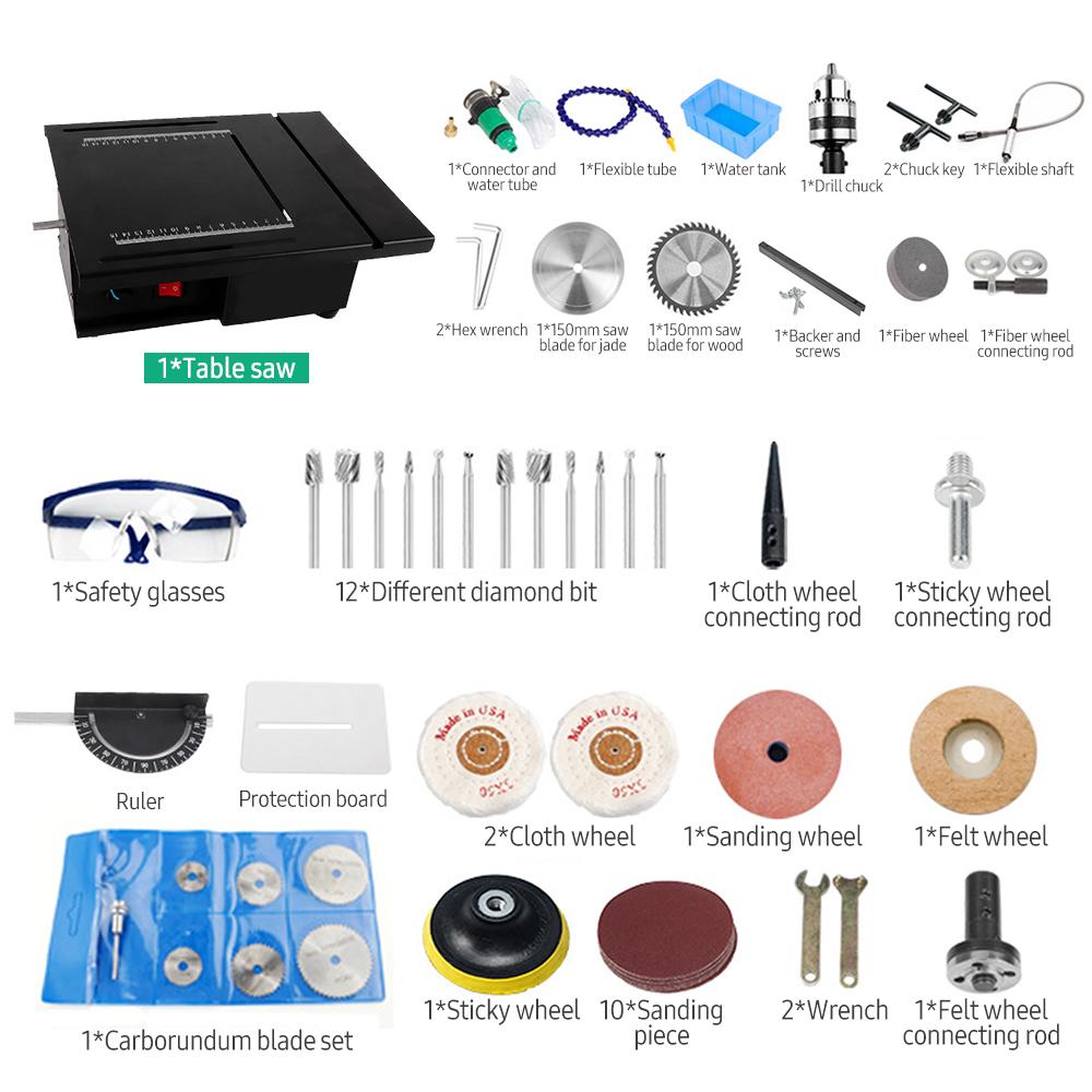 1800W Table Saw 15000RPM Multifunctional Electric Desktop Saw Speed and Angle 39mm Cutting Depth with Blade Multiple Accessories for W
1800W Table Saw 15000RPM Multifunctional Electric Desktop Saw Speed and Angle 39mm Cutting Depth with Blade Multiple Accessories for W
