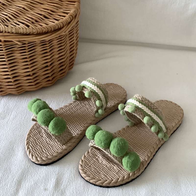 Keep your own ethnic style~ INS Thailand woven cool slippers for women to wear in summer Xishuangbanna vacation 40
Keep your own ethnic style~ INS Thailand woven cool slippers for women to wear in summer Xishuangbanna vacation 40