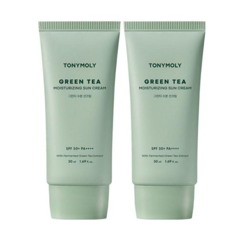 Tony Moly Green Tea Moisturizing Sun Cream (50ml*2ea)
Tony Moly Green Tea Moisturizing Sun Cream (50ml*2ea)