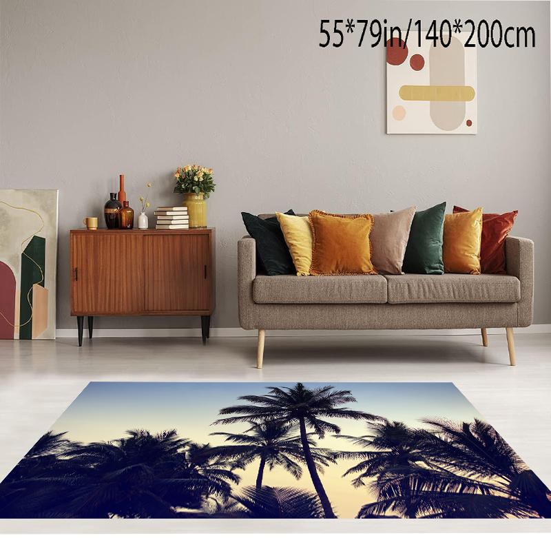 Crystal Velvet, Dot Print Base Embossed Pattern Craft Crystal Palm Tree Landscape Area Rug Large Carpet for Livin 60x90cm
Crystal Velvet, Dot Print Base Embossed Pattern Craft Crystal Palm Tree Landscape Area Rug Large Carpet for Livin 60x90cm