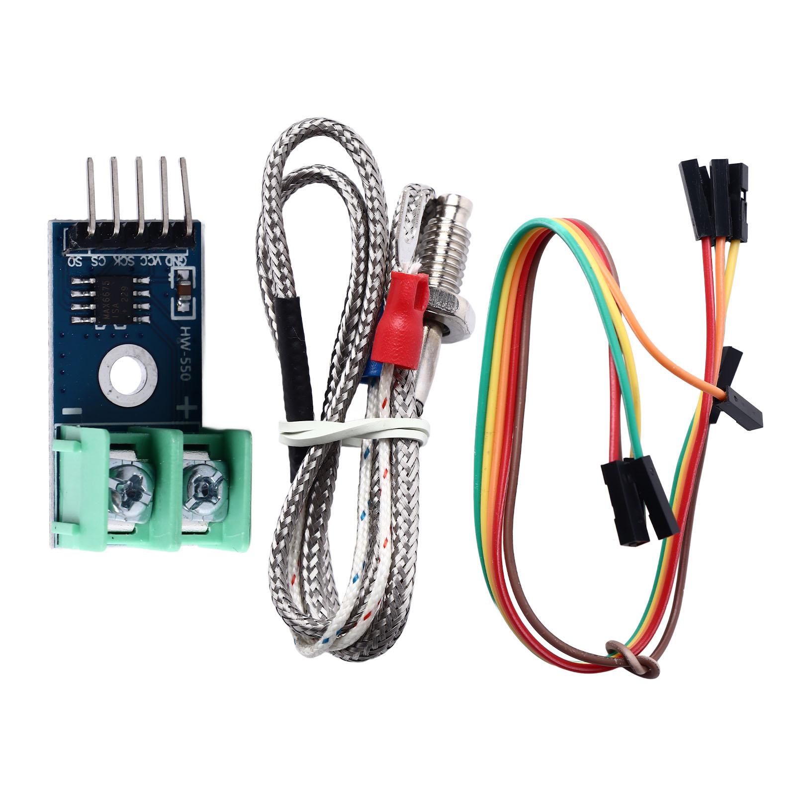 MAX6675 Type Thermocouple and Module Multifunctional K Type Thermocouple Temperature Sensor Set
MAX6675 Type Thermocouple and Module Multifunctional K Type Thermocouple Temperature Sensor Set