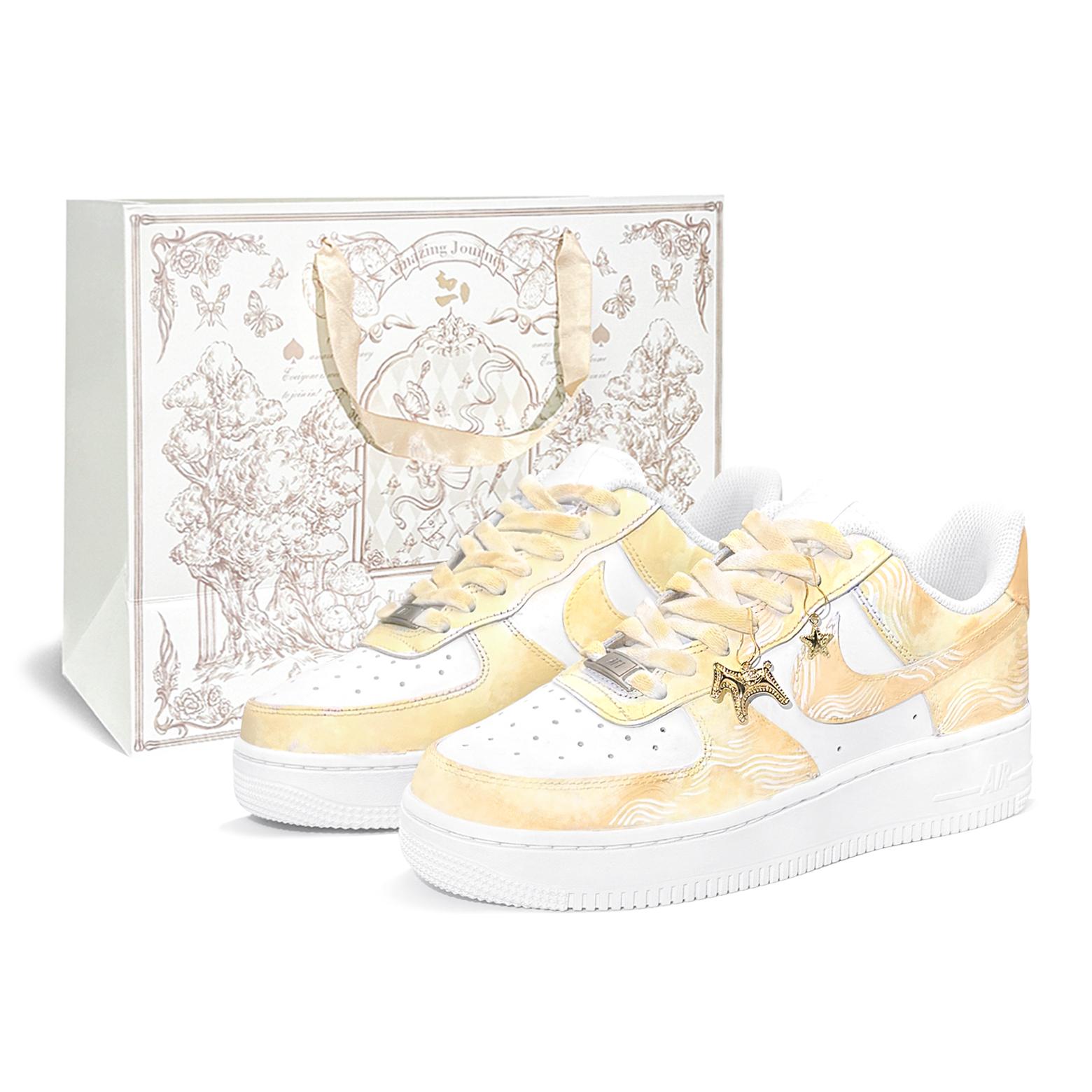 Nike Air Force 1 Gift Bag Style, Starlight Horse, First Year Culture Slip Resistant Abrasion Resistant Balance Low top CW2288-111(TeamTwo-nbag) 45
Nike Air Force 1 Gift Bag Style, Starlight Horse, First Year Culture Slip Resistant Abrasion Resistant Balance Low top CW2288-111(TeamTwo-nbag) 45