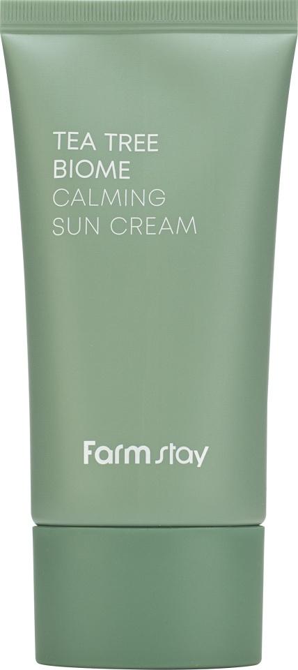 Солнцезащитный крем с экстрактом чайного дерева FarmStay Tea Tree Biome Calming Sun Cream SPF50+, 50г
Солнцезащитный крем с экстрактом чайного дерева FarmStay Tea Tree Biome Calming Sun Cream SPF50+, 50г