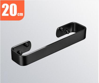 Solid Space Aluminum Black Towel Bar Single Towel Rack Bathroom Black Wall Mounted Towel Holder Accessories 20/30/40/50/60 cm
Solid Space Aluminum Black Towel Bar Single Towel Rack Bathroom Black Wall Mounted Towel Holder Accessories 20/30/40/50/60 cm