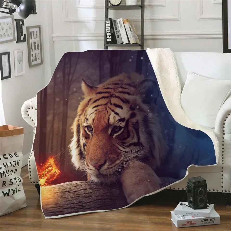 Tiger Throw Blanket for Kids Girls Teens and Adults Animal Snow Print Winter Warm Fleece Flannel Blanket Soft Comforter for Bed 80x120cm
Tiger Throw Blanket for Kids Girls Teens and Adults Animal Snow Print Winter Warm Fleece Flannel Blanket Soft Comforter for Bed 80x120cm
