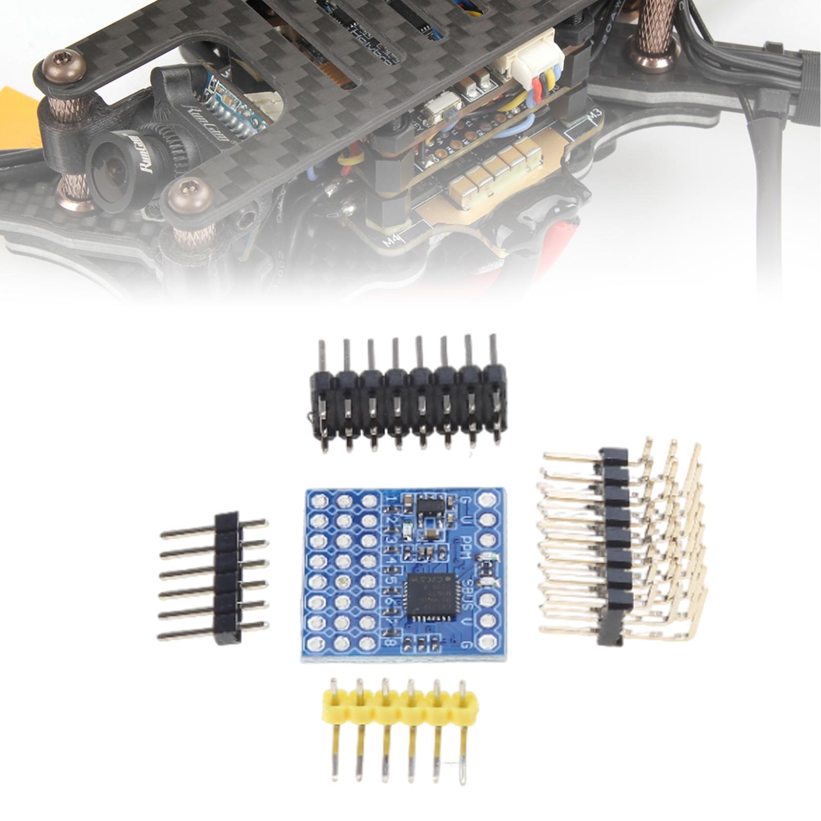 8CH PWM PPM SBUS Модуль перетворення сигналу Перетворювач вхідної напруги 3,3-20 В для дистанційного керування Airpanle Drones
8CH PWM PPM SBUS Модуль перетворення сигналу Перетворювач вхідної напруги 3,3-20 В для дистанційного керування Airpanle Drones