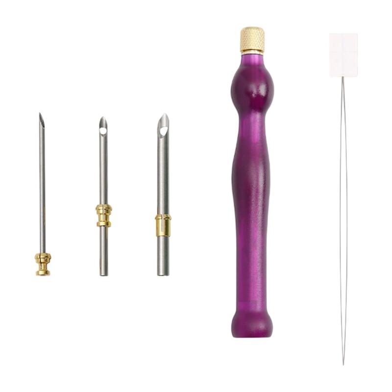 Russian Punch Needle Set Featuring Comfortable Handle and Portable Designs Ideal for Embroidery Enthusiasts фиолетовый
Russian Punch Needle Set Featuring Comfortable Handle and Portable Designs Ideal for Embroidery Enthusiasts фиолетовый