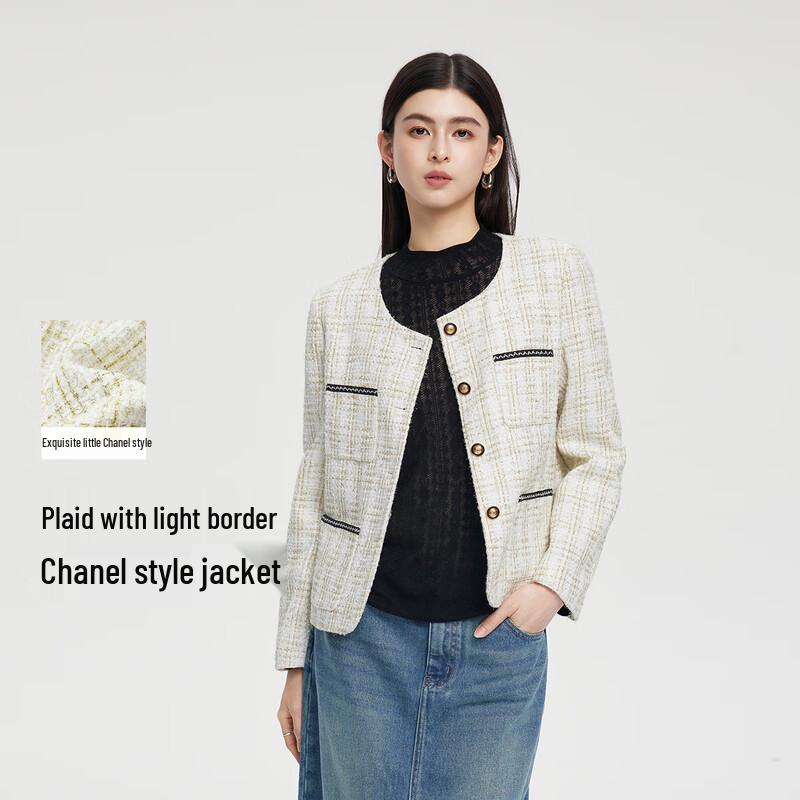 FivePlus Women s Autumn Retro Elegant Tweed Jacket L
FivePlus Women s Autumn Retro Elegant Tweed Jacket L