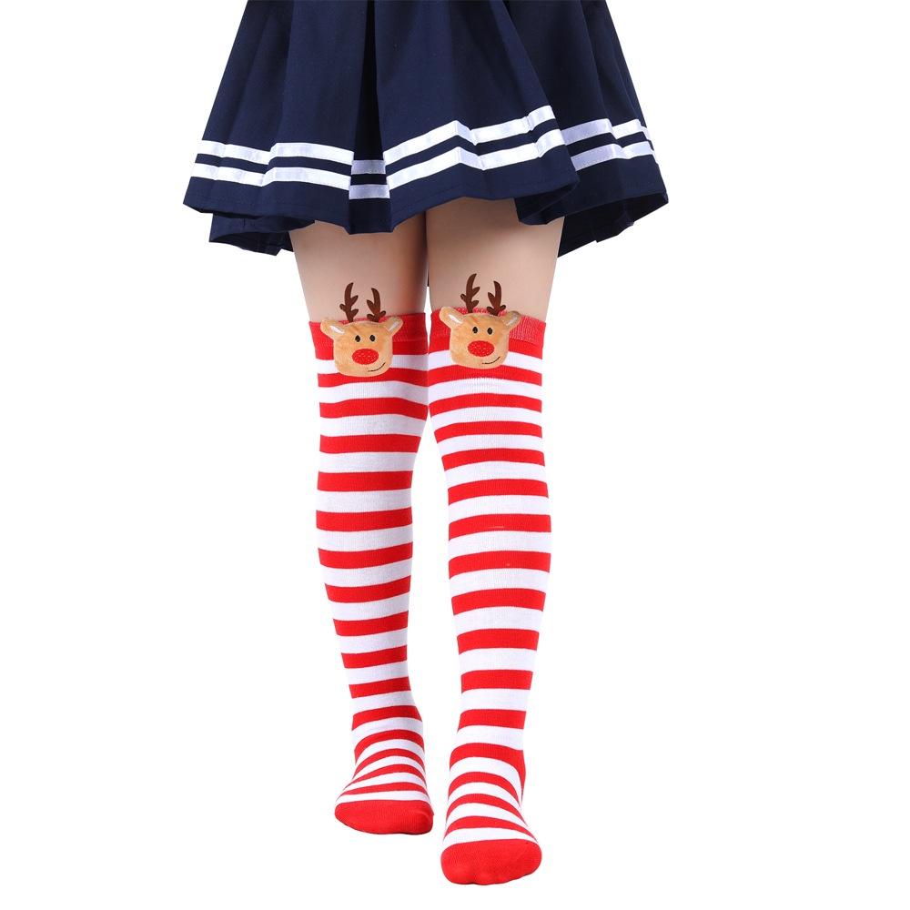New Arrival Kids Christmas Socks With Cute Cartoon Deer Plush Toy Polyester Fabric Friction Resistant
New Arrival Kids Christmas Socks With Cute Cartoon Deer Plush Toy Polyester Fabric Friction Resistant
