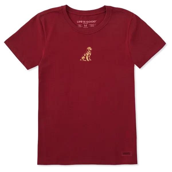 Life is Good. Women s Golden Dog Short Sleeve Crusher Tee, Adirondack Red 2XL
Life is Good. Women s Golden Dog Short Sleeve Crusher Tee, Adirondack Red 2XL