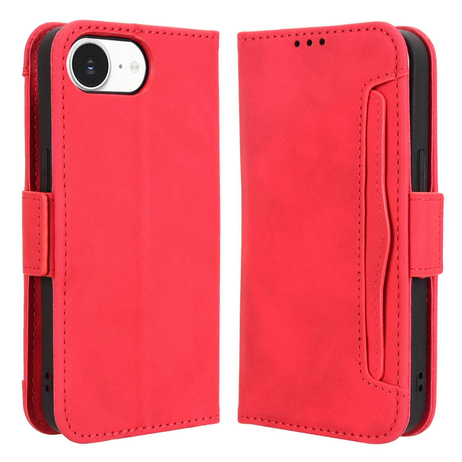 For iPhone 16e Case Leather Phone Wallet Cover with Multiple Card Slots Red
For iPhone 16e Case Leather Phone Wallet Cover with Multiple Card Slots Red