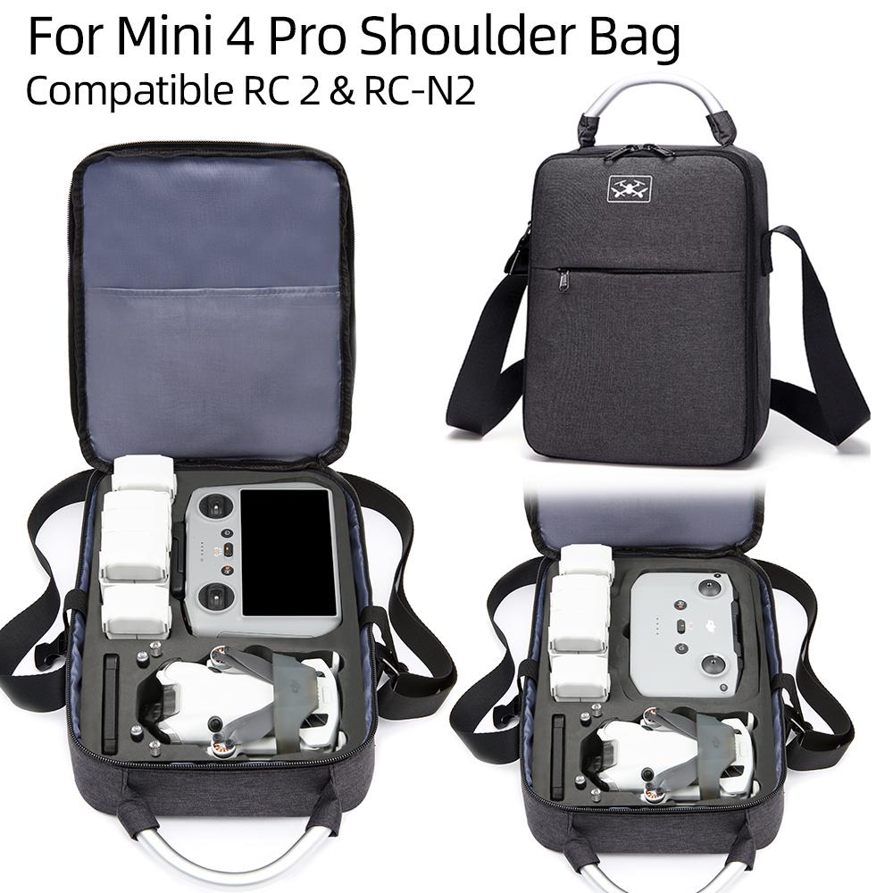 Shoulder Bag for DJI Mini 4 Pro Portable Box Carrying Case for DJI RC2/ RC-N2 Remote Control Drone Accessory чорний
Shoulder Bag for DJI Mini 4 Pro Portable Box Carrying Case for DJI RC2/ RC-N2 Remote Control Drone Accessory чорний