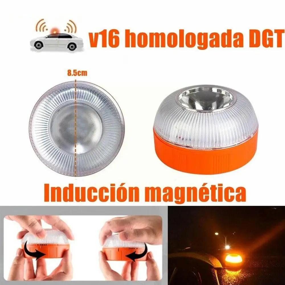 Emergency Light V16 Homologated Dgt Approved Car Help Flash Beacon Light Magnetic Induction Strobe Light Yellow White Waterproof
Emergency Light V16 Homologated Dgt Approved Car Help Flash Beacon Light Magnetic Induction Strobe Light Yellow White Waterproof