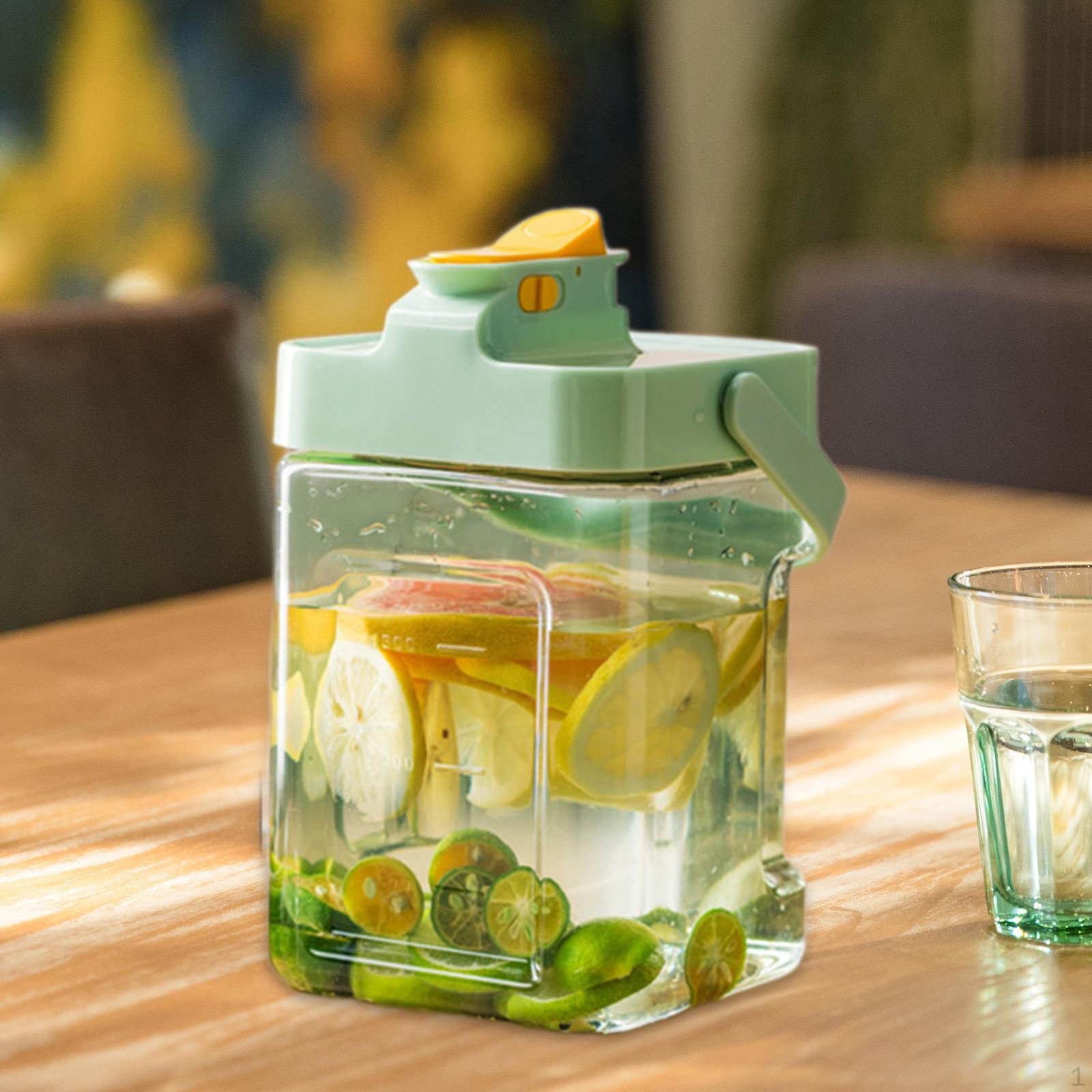 Графин, прозрачный кувшин емкостью 2,3 литра, диспенсер для напитков для пикника зелёный
Графин, прозрачный кувшин емкостью 2,3 литра, диспенсер для напитков для пикника зелёный