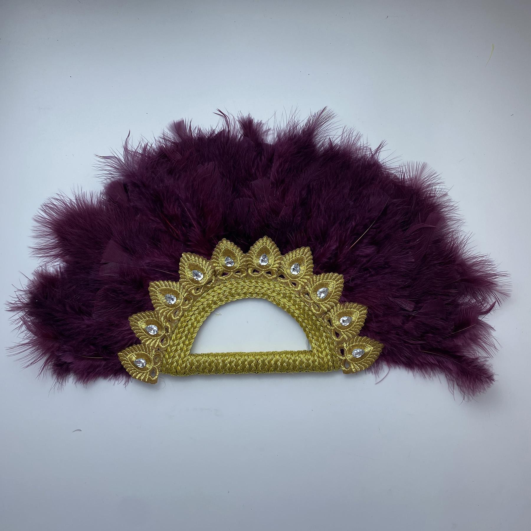 Big Size African Blue Feather Fan for Ladies, Wedding Feather Fan for Bride, Double Side Feather, Nigerian Stones Dance Handfan 32CMX55CM
Big Size African Blue Feather Fan for Ladies, Wedding Feather Fan for Bride, Double Side Feather, Nigerian Stones Dance Handfan 32CMX55CM