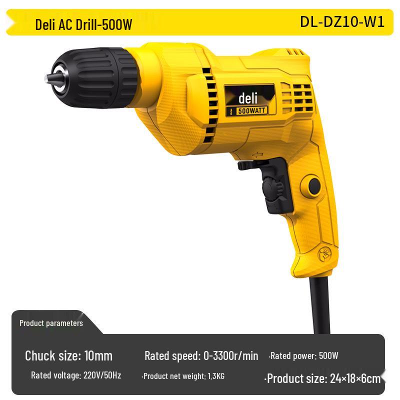 Deli Tools Lightweight 2-in-1 Electric Impact Drill & Screwdriver
Deli Tools Lightweight 2-in-1 Electric Impact Drill & Screwdriver