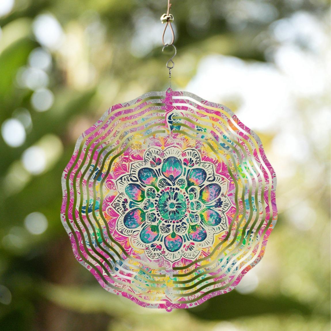 Vibrant Graffiti Art Mandala Wind Spinner Colorful Metal Garden Decor with Floral Patterns Kinetic Yard Art for All Seasons Indoor Outdoor 01A
Vibrant Graffiti Art Mandala Wind Spinner Colorful Metal Garden Decor with Floral Patterns Kinetic Yard Art for All Seasons Indoor Outdoor 01A