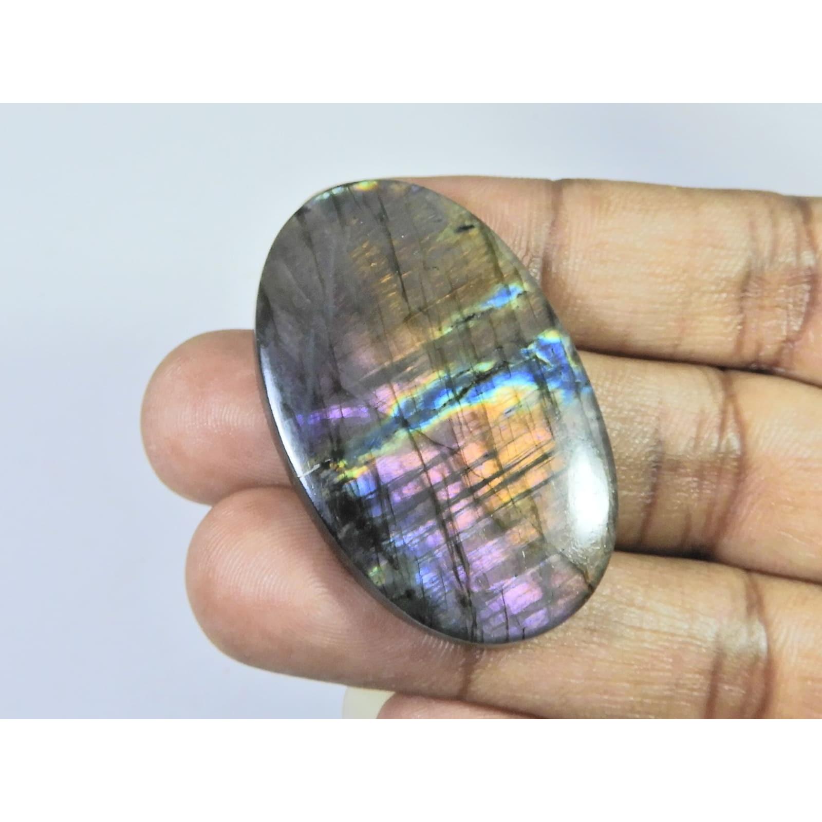 27X44X06MM Natural Purple Labradorite Spectrolite Oval Loose Gemstone 80Cts. D-429
27X44X06MM Natural Purple Labradorite Spectrolite Oval Loose Gemstone 80Cts. D-429