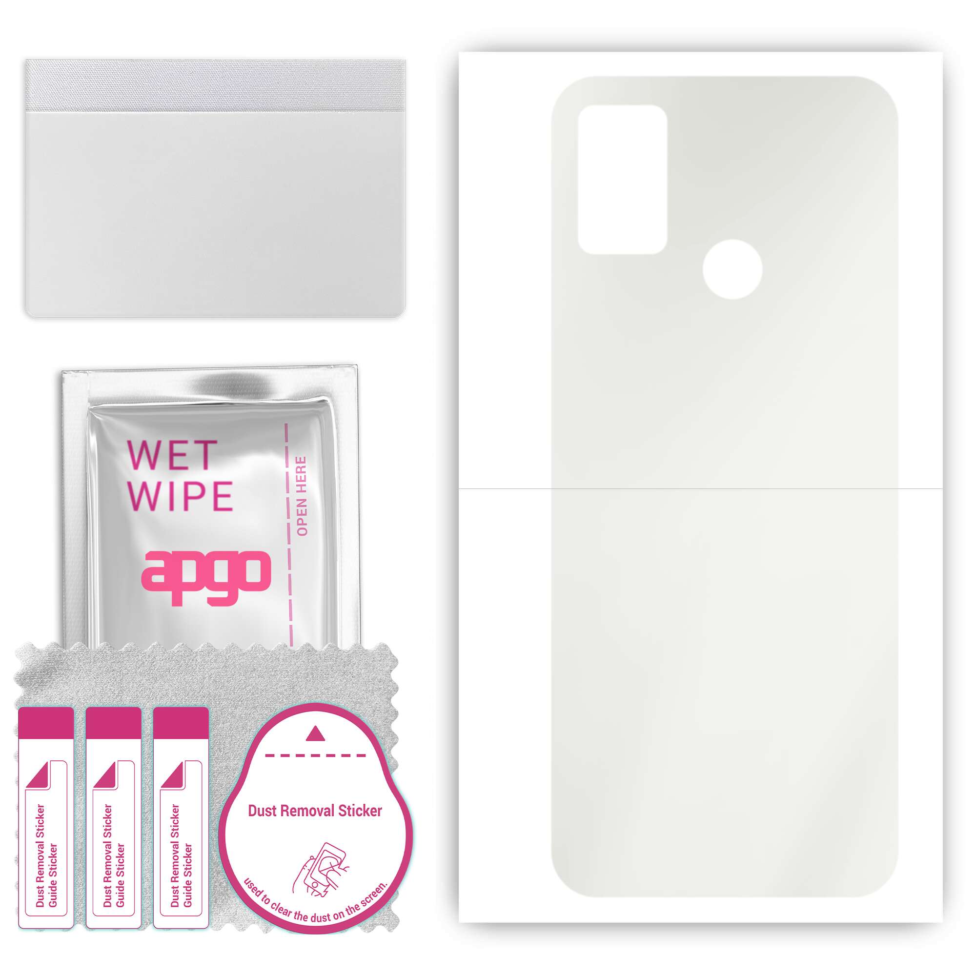apgo MATTE Protective Skin Sticker для задньої панелі, сумісний із Tecno Spark Power 2, Wrap Film, Hydrogel Film, гнучкий, м’який ТПУ з позиціонуванням
apgo MATTE Protective Skin Sticker для задньої панелі, сумісний із Tecno Spark Power 2, Wrap Film, Hydrogel Film, гнучкий, м’який ТПУ з позиціонуванням