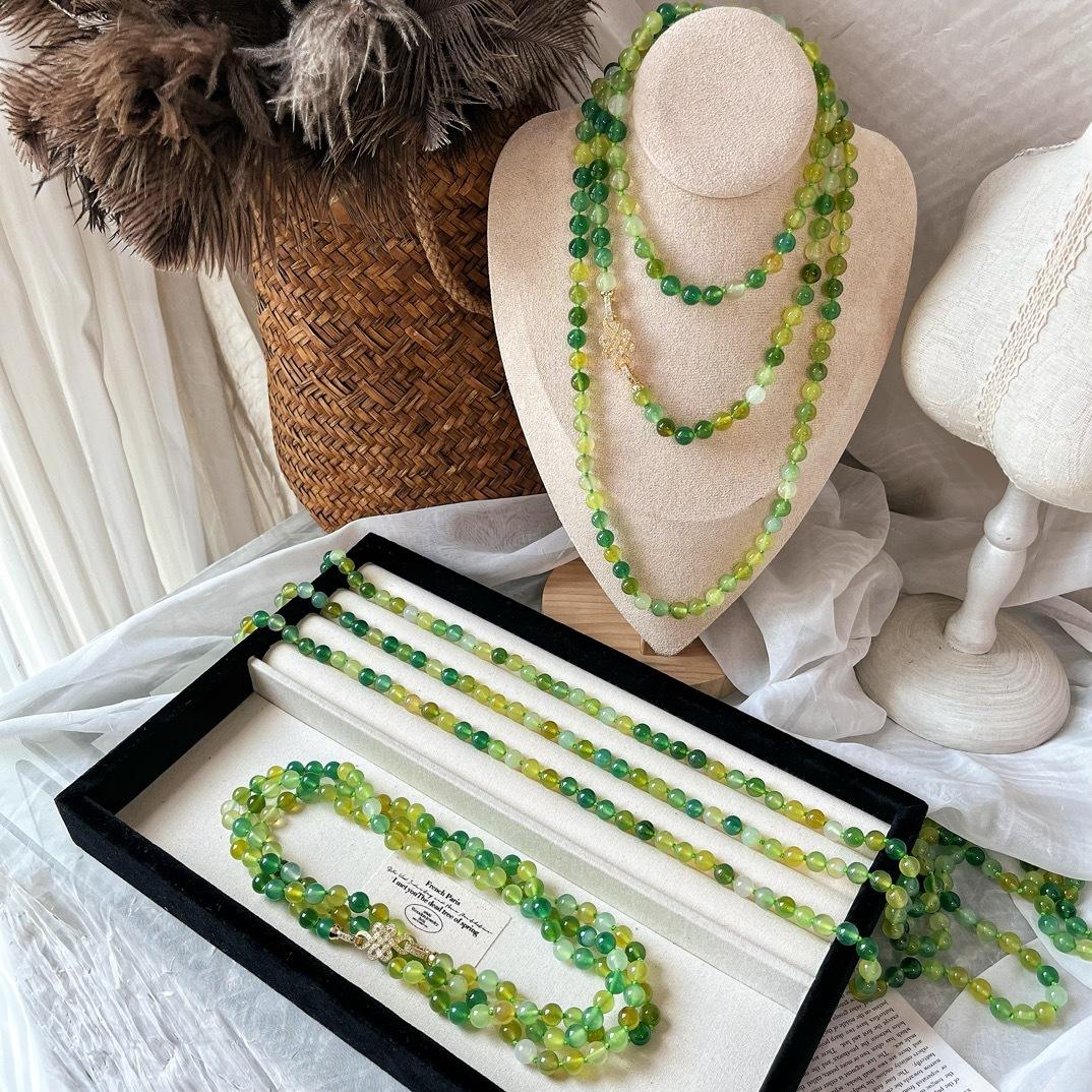 Chinese National Style Retro Apple Green Mixed Color Natural Chalcedony Sweater Chain A Variety Of Ways To Wear Necklaces Women S Niche
Chinese National Style Retro Apple Green Mixed Color Natural Chalcedony Sweater Chain A Variety Of Ways To Wear Necklaces Women S Niche