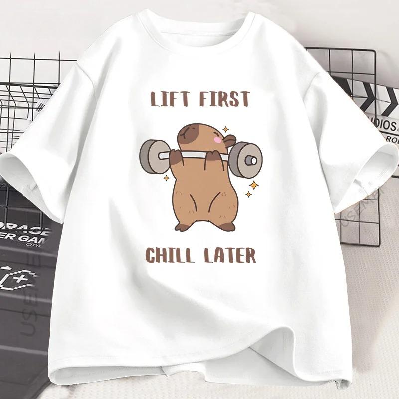 Capybara Gym TShirt Men Women Sports Weightlifting Tee Workout Fitness T Shirt Top Unisex Softstyle Loose Tshirt Clothes 4XL
Capybara Gym TShirt Men Women Sports Weightlifting Tee Workout Fitness T Shirt Top Unisex Softstyle Loose Tshirt Clothes 4XL