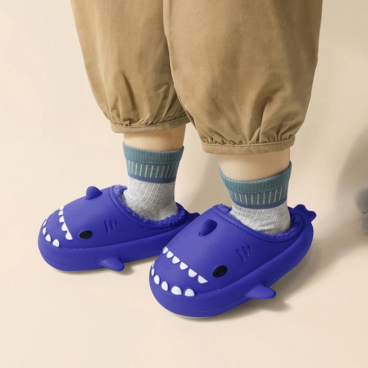 Cute Cartoon Shark Slipper Plus Fleece Home Shoes For Boys And Girls Kids Lightweight Open Toe Slippers For Indoor Winter 31
Cute Cartoon Shark Slipper Plus Fleece Home Shoes For Boys And Girls Kids Lightweight Open Toe Slippers For Indoor Winter 31