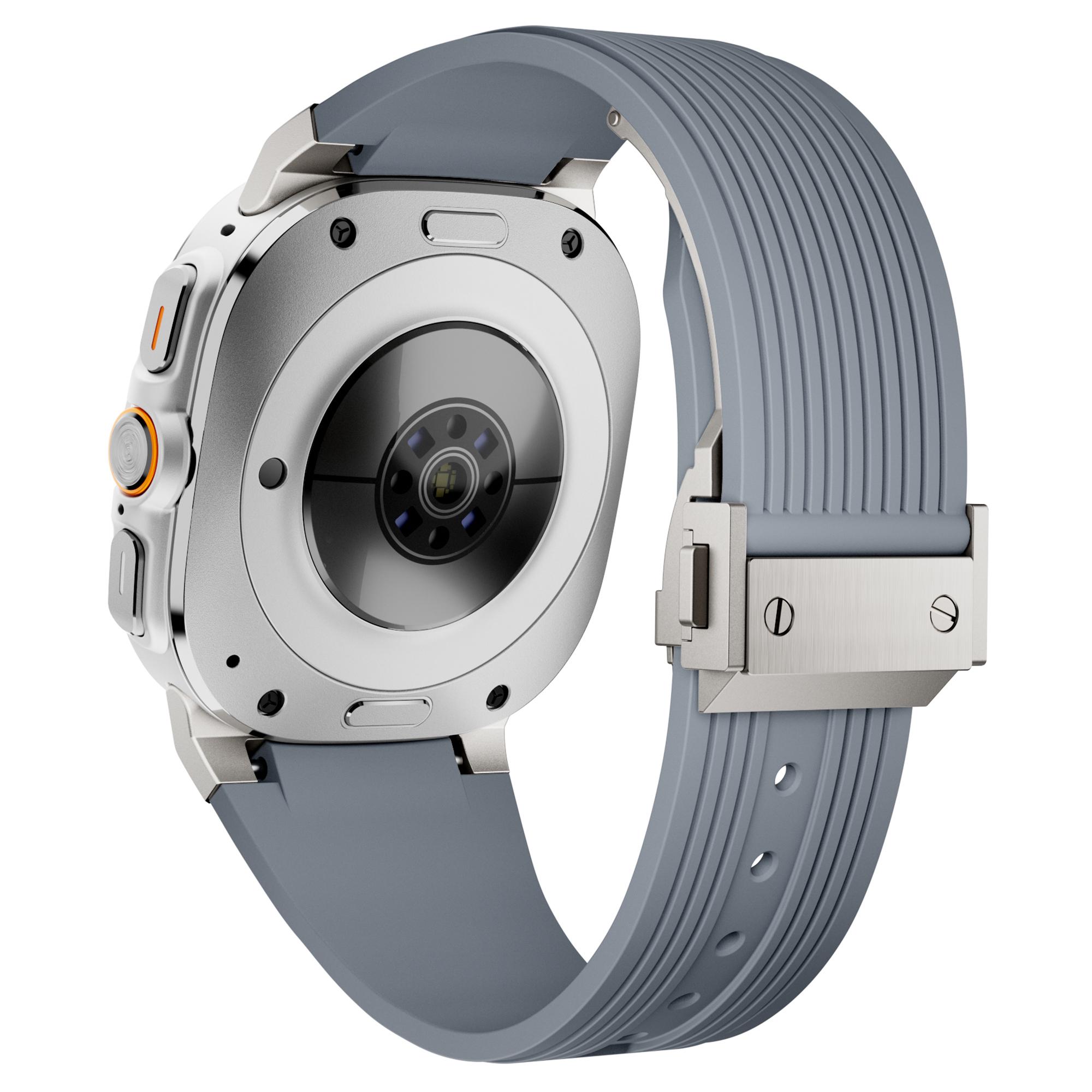 For Samsung Galaxy Watch Ultra 47mm Silicone Band Titanium Connector Silver Buckle Watch Strap D
For Samsung Galaxy Watch Ultra 47mm Silicone Band Titanium Connector Silver Buckle Watch Strap D