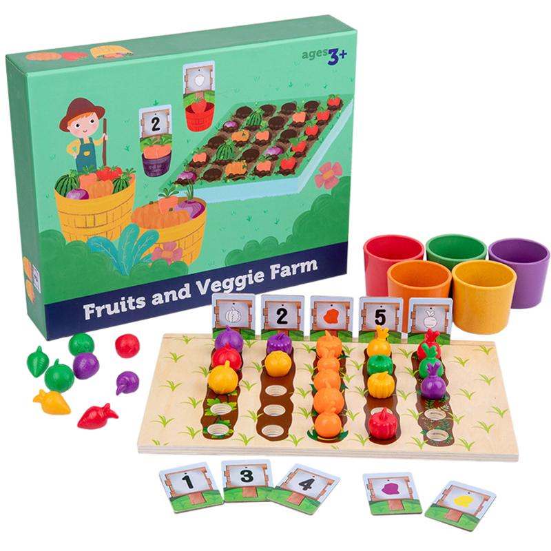 Baby Toys Montessori Early Education Vegetables Fruits Color Classification Cup Counting Shape Matching Farm Game Preschool Toys
Baby Toys Montessori Early Education Vegetables Fruits Color Classification Cup Counting Shape Matching Farm Game Preschool Toys